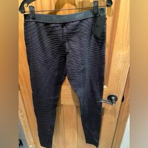 New Nike Women's Dri-Fit Ottoman Elite Knit Training Tights Black